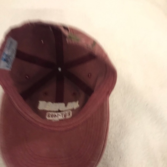 Kaufman for Nassau Bahamas on Adjustable Maroon Travel & Beach Baseball Cap - Picture 3 of 12